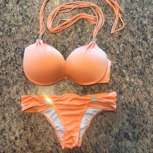 Victoria's Secret Bombshell Bikini Set Very Sexy 34D/XS
